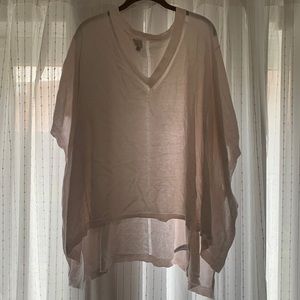 A New Day (Target) Cream V-Neck Top
